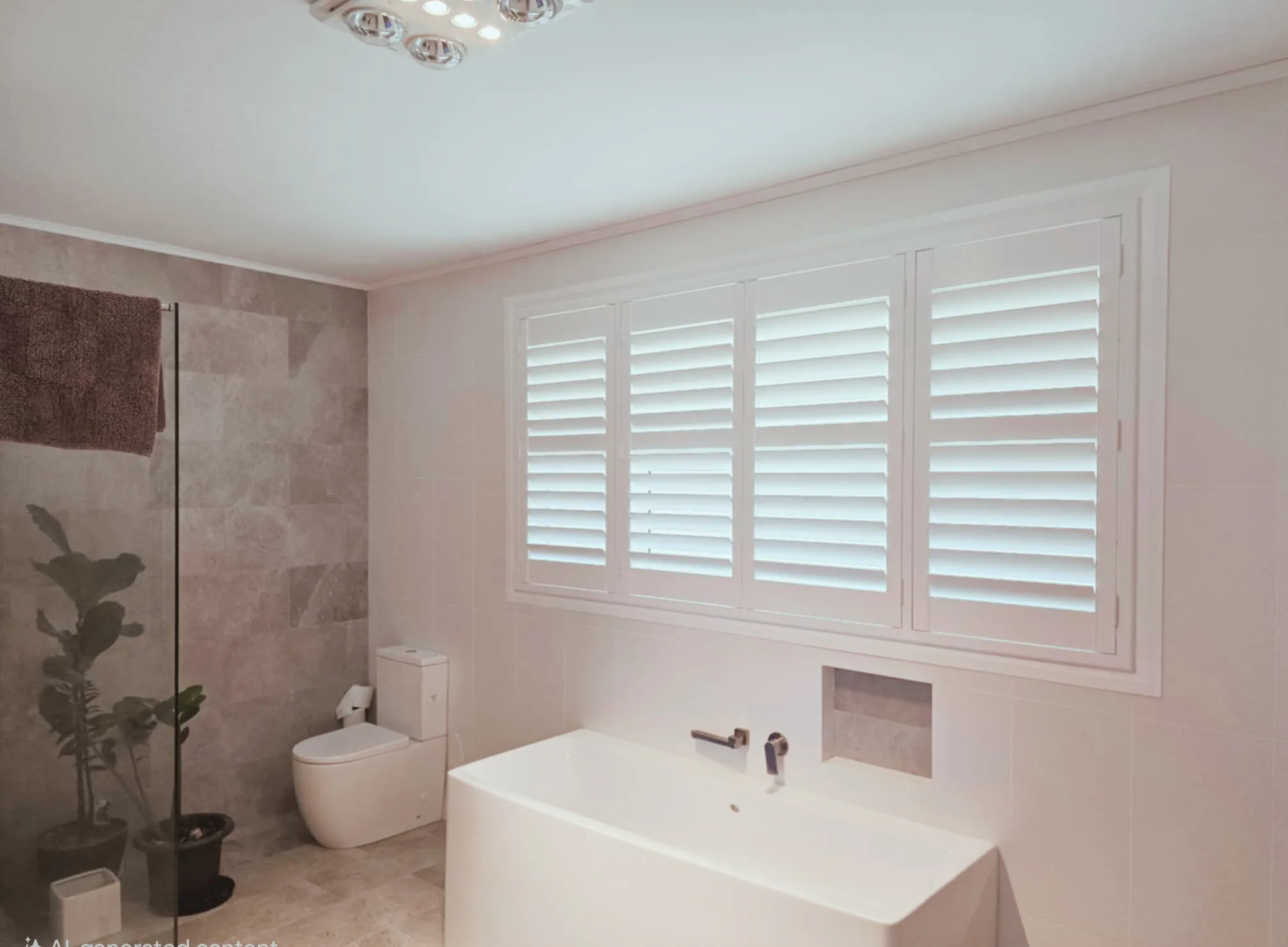 Plantation shutters Newcastle installation