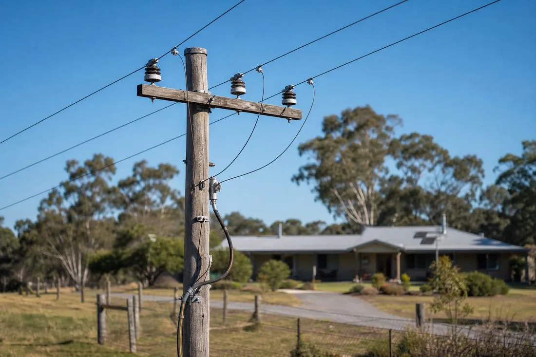 Private power poles