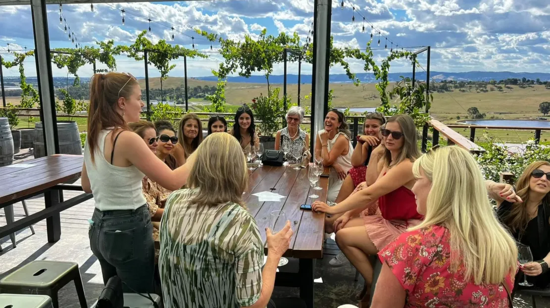 Hens party winery